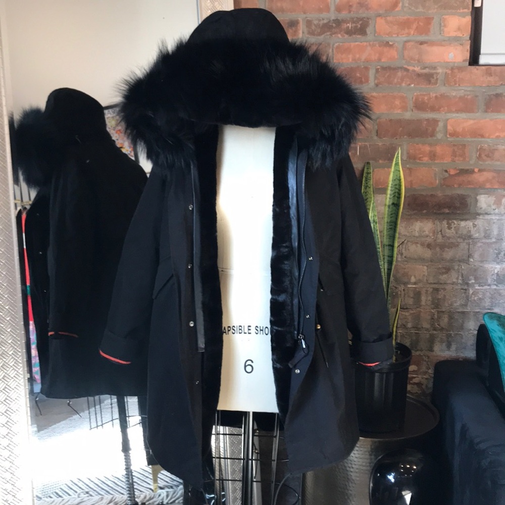 Parka Coat - Real Fur Hood